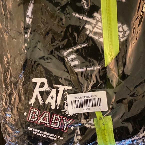 💚Too Fast Up Yours Rat Baby Dress! NWT!💚 - Picture 3 of 3